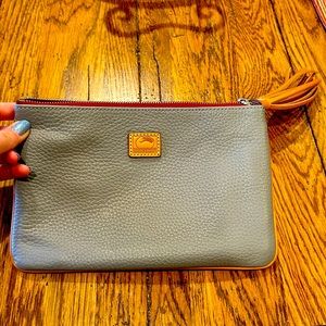 Dooney Bourke pebble grain wristlet